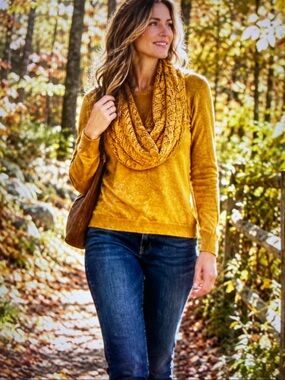 M.   Angel Of The North   Luxurious Cowl Neck Sweater with Cashmere